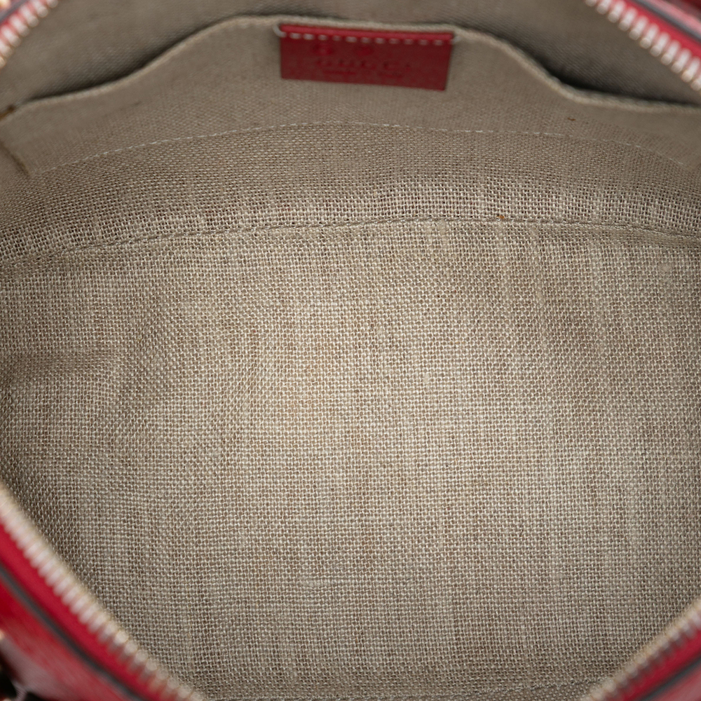 Pre-Loved Gucci Mini Leather GG Charm Dome Satchel - Picture 4 of 7